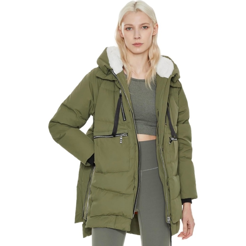 Orolay | Women's Thickened Down Jacket in army green - Picture 2 of 10